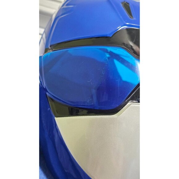 Power Rangers Beast Morphers Blue Ranger Kids Muscle Costume Mask Halloween 7-8 - Picture 6 of 10